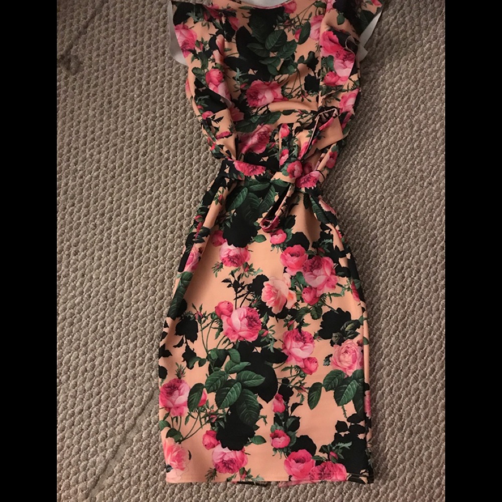 Midi floral dress